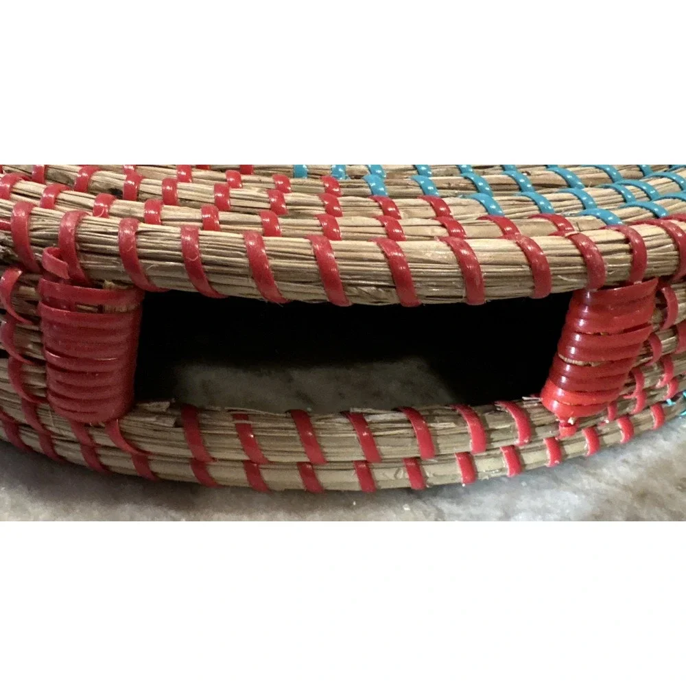 Woven Seagrass Basket With Handles 14